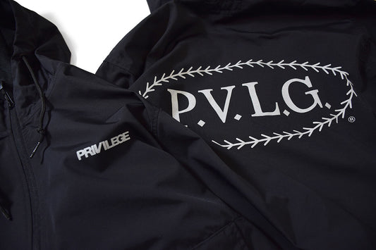 Privilege Core Logo Anorak Jacket Black