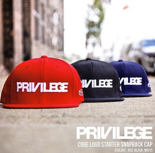 PRIVILEGE Core Logo Snapback Caps Now Online!