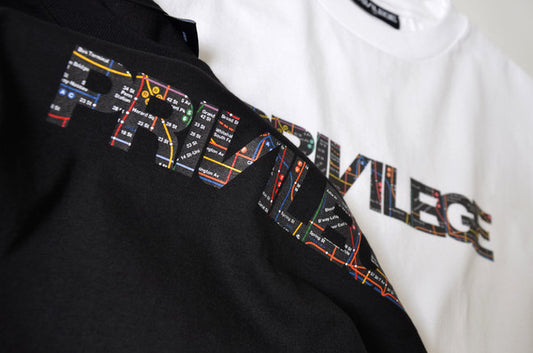 PRIVILEGE Subway Map Core Logo Tee