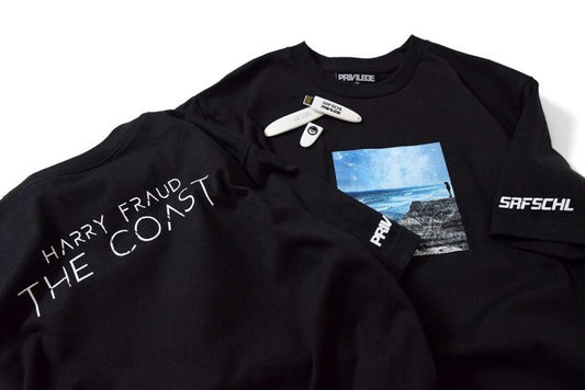 Privilege x SRFSCHL x HARRY FRAUD The Coast Tee + USB