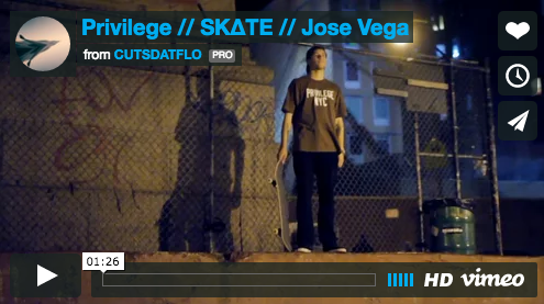 Cutsdatflo // PRIVILEGE NYC Skate // Jose Vega