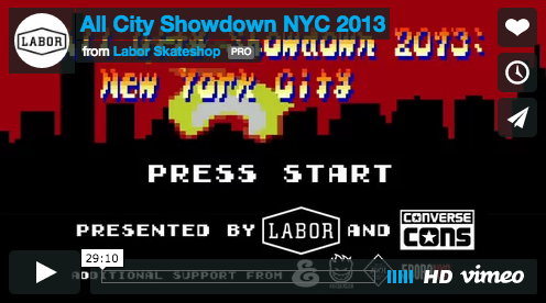 All City Showdown NYC | 2013 Labor Skateshop