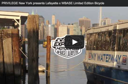 PRIVILEGE New York presents Lafayette x WBASE Limited Edition Bicycle.