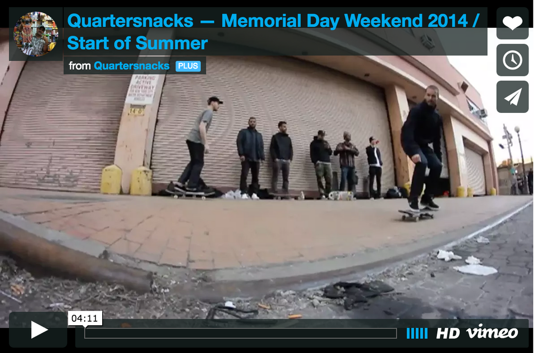 Quartersnacks Memorial Day Weekend 2014