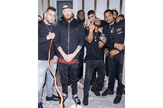 DRAKE SPOTTED WEARING YEEZY