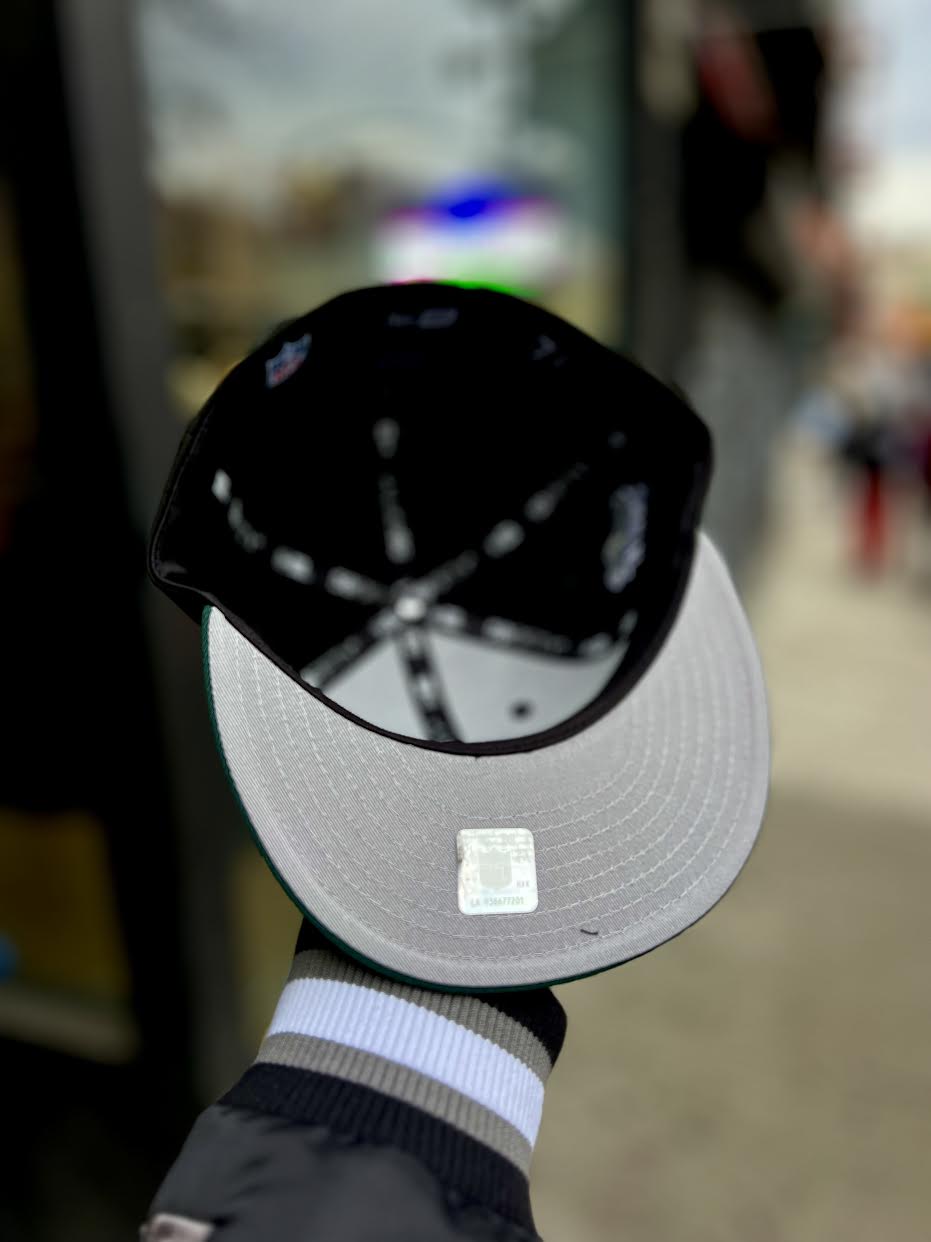 Philadelphia Eagles 2017 Super Bowl Black/Dark Green 59Fifty New Era