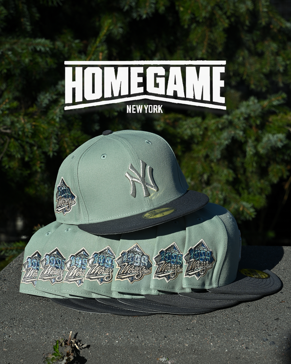 New York Yankees 1999 World Series Everest Green/Dark Graphite 59Fifty New Era