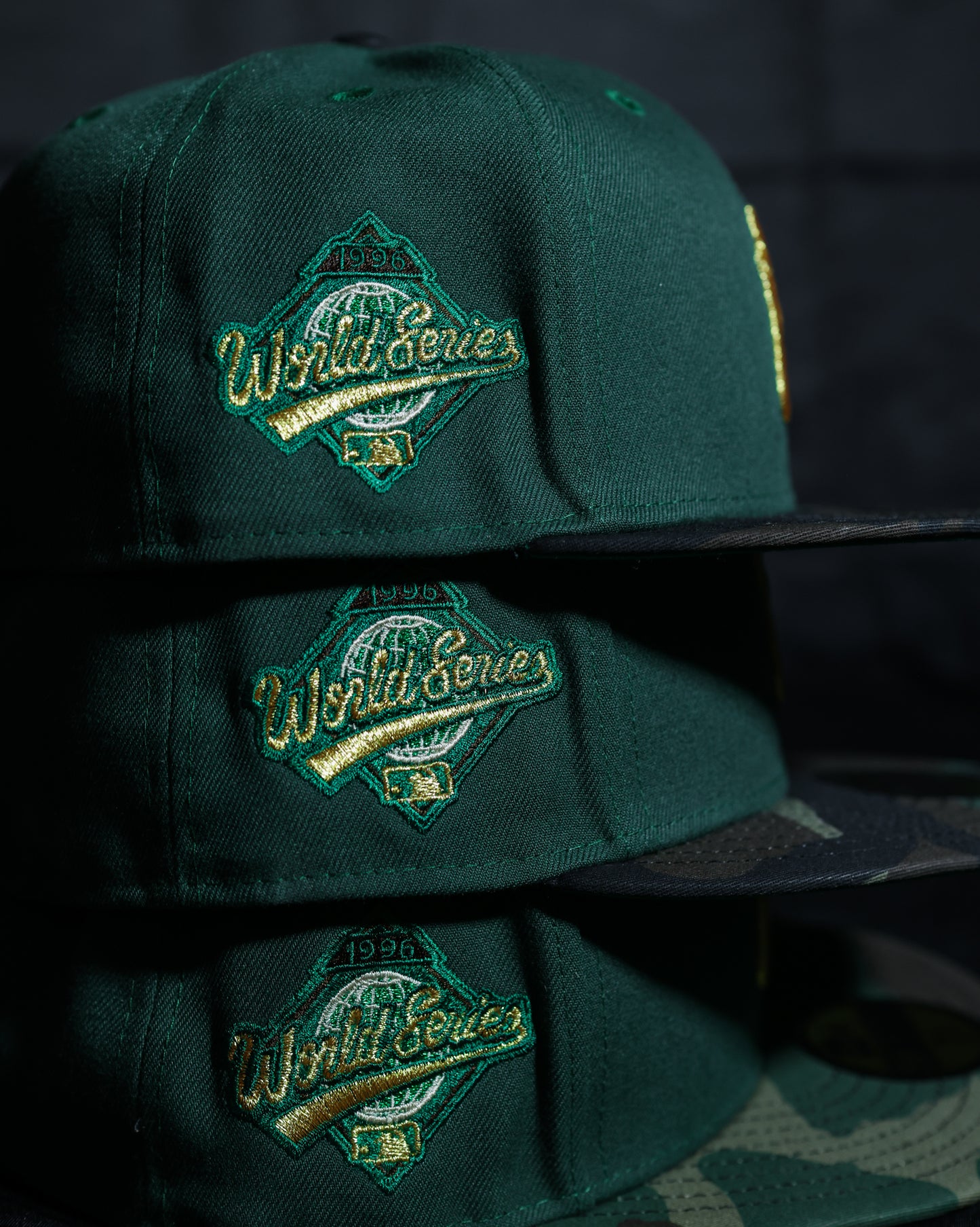 New York Yankees 1996 World Series Dark Green/Woodland Camo 59Fifty New Era