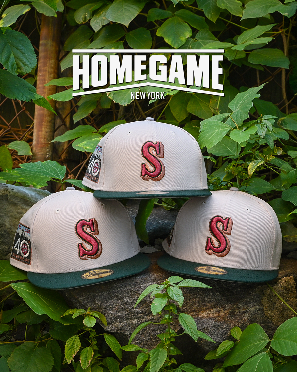 Seattle Mariners 40th Anniversary Chrome White/Dark Green