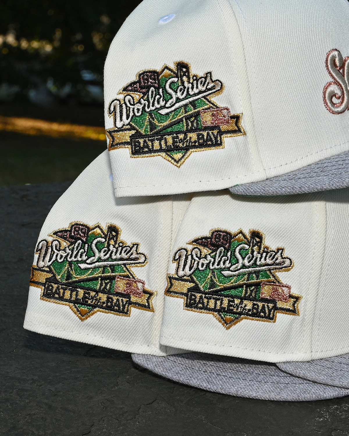 San Francisco Giants 1989 World Series Chrome White/Heather Grey 59Fifty New Era
