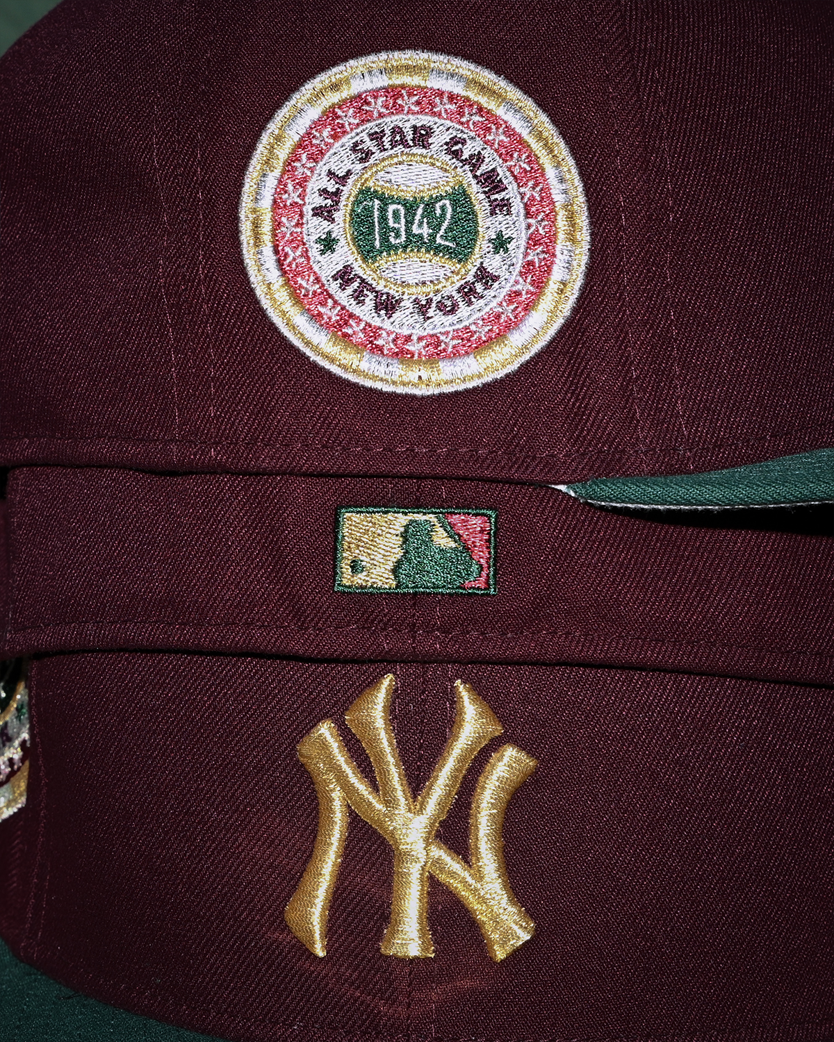 New York Yankees 1942 All Star Game Maroon/Dark Green 59Fifty New Era