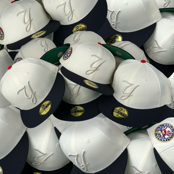 New York Yankees 1949 World Series Chrome White/Navy 59Fifty New Era Hat