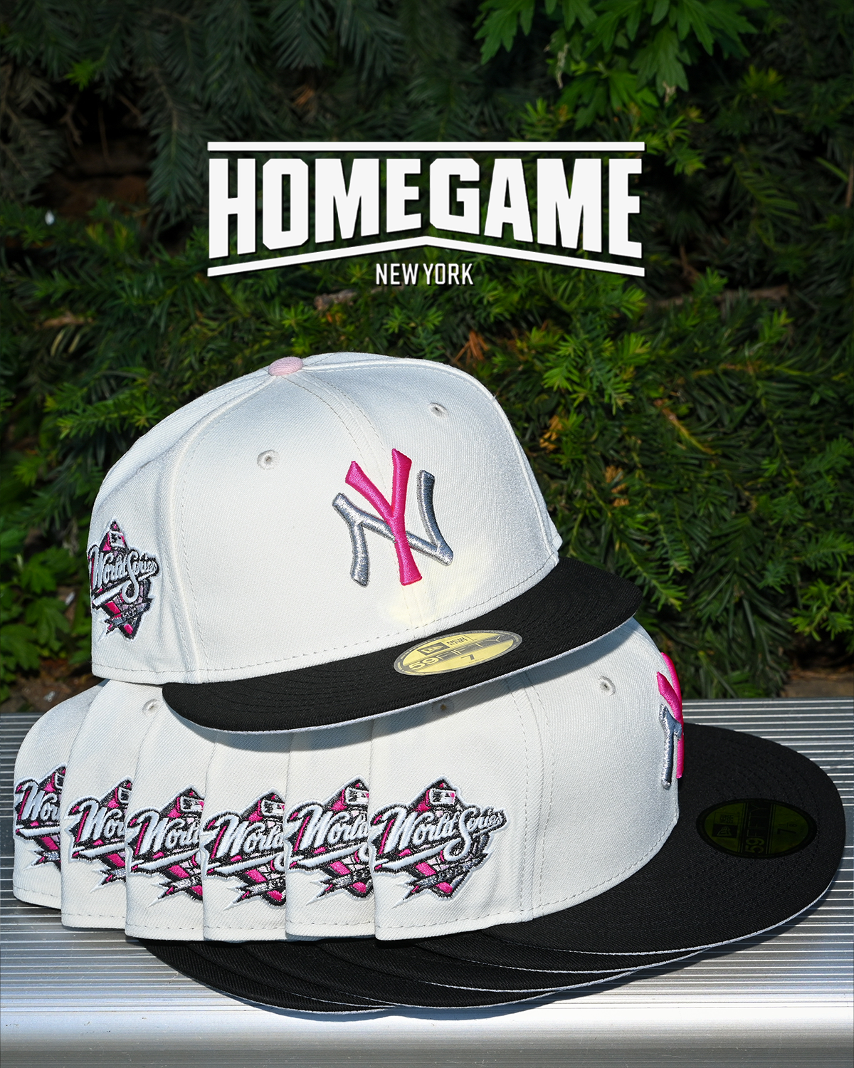 New York Yankees 1998 World Series Chrome White/Black 59Fifty New Era
