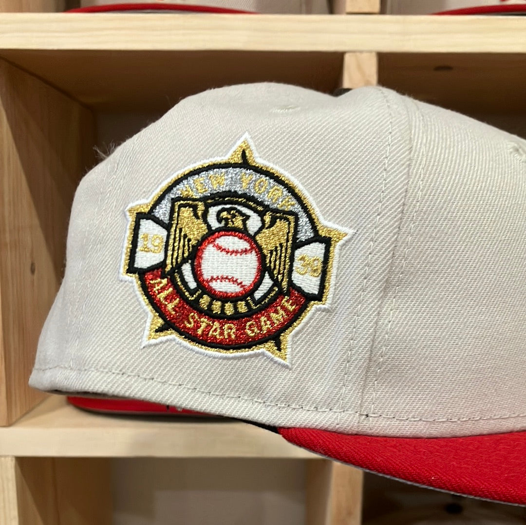 New York Giants 1939 All Star Game Stone/Scarlet New Era 59Fifty Hat