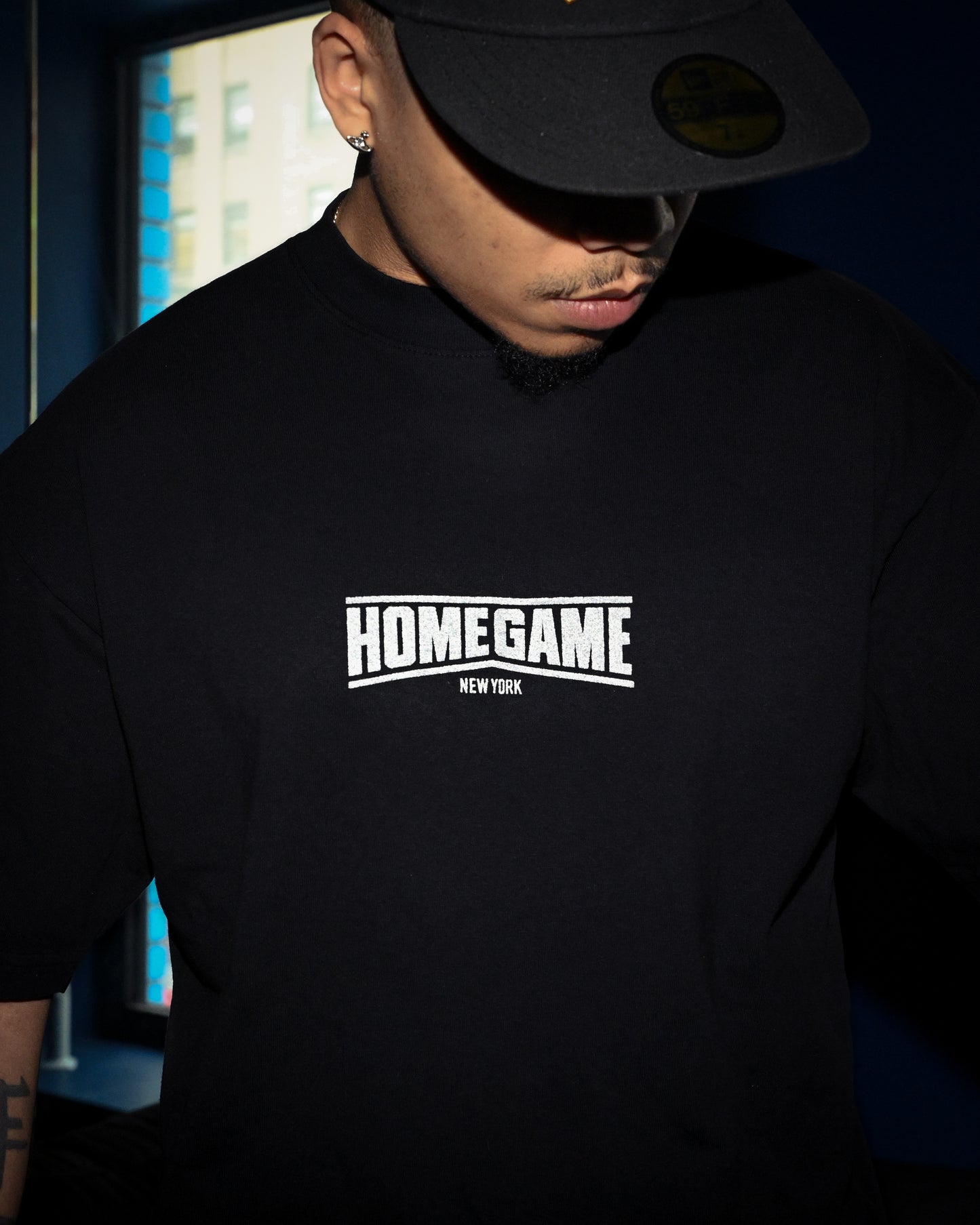 HomeGame 3M Reflective Logo Tee