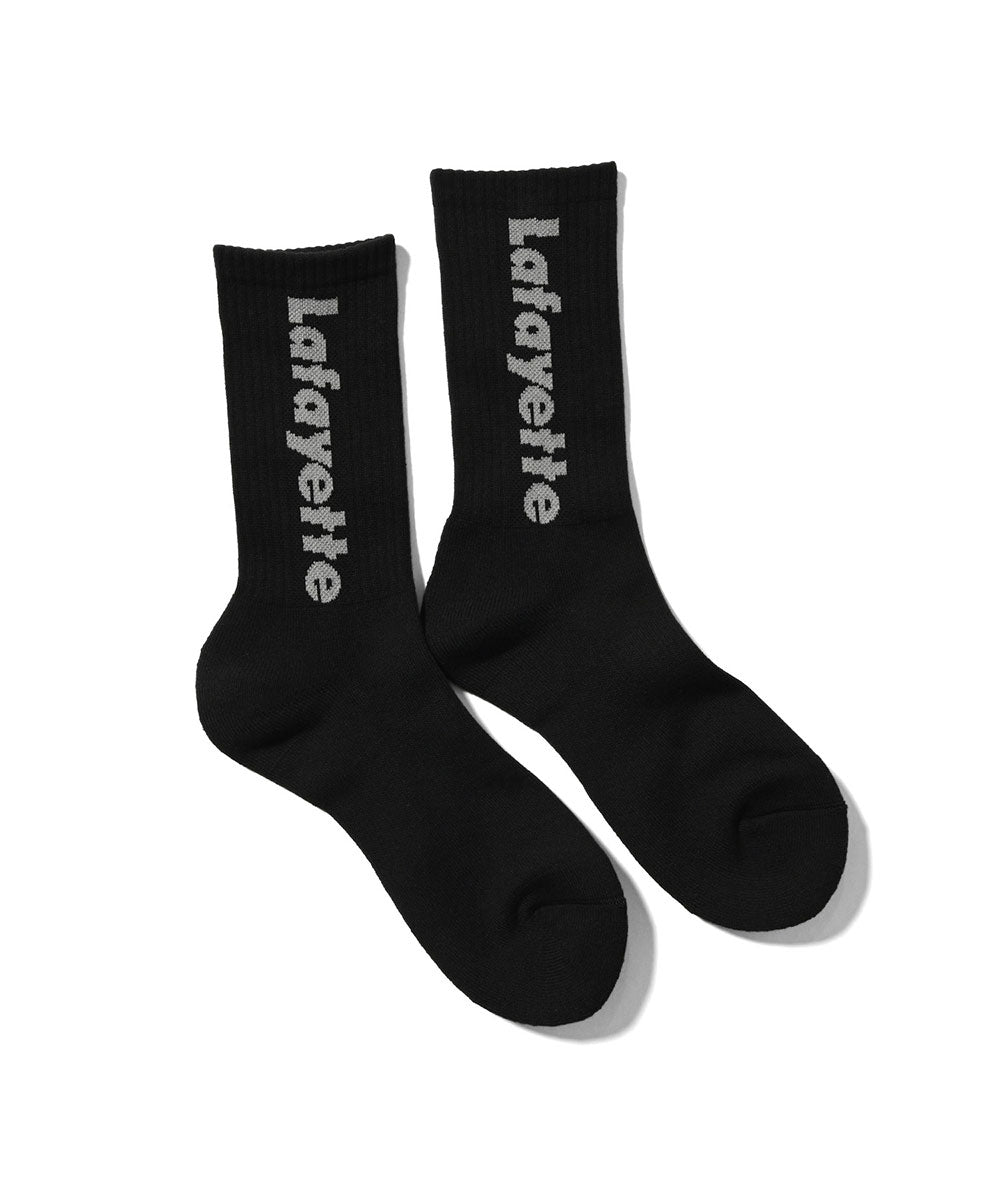 LFYT Lafayette Logo Crew Socks Black White Brown