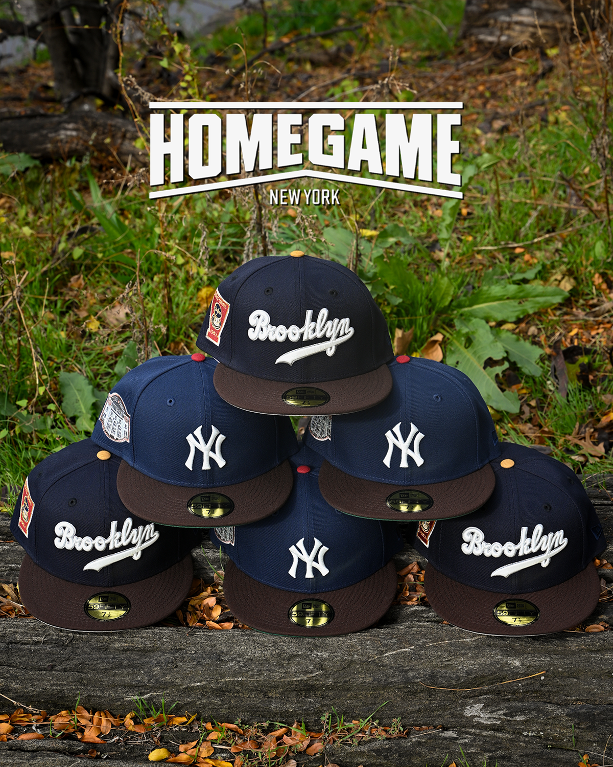 Brooklyn Dodgers 1953 World Series Navy/Walnut 59Fifty New Era