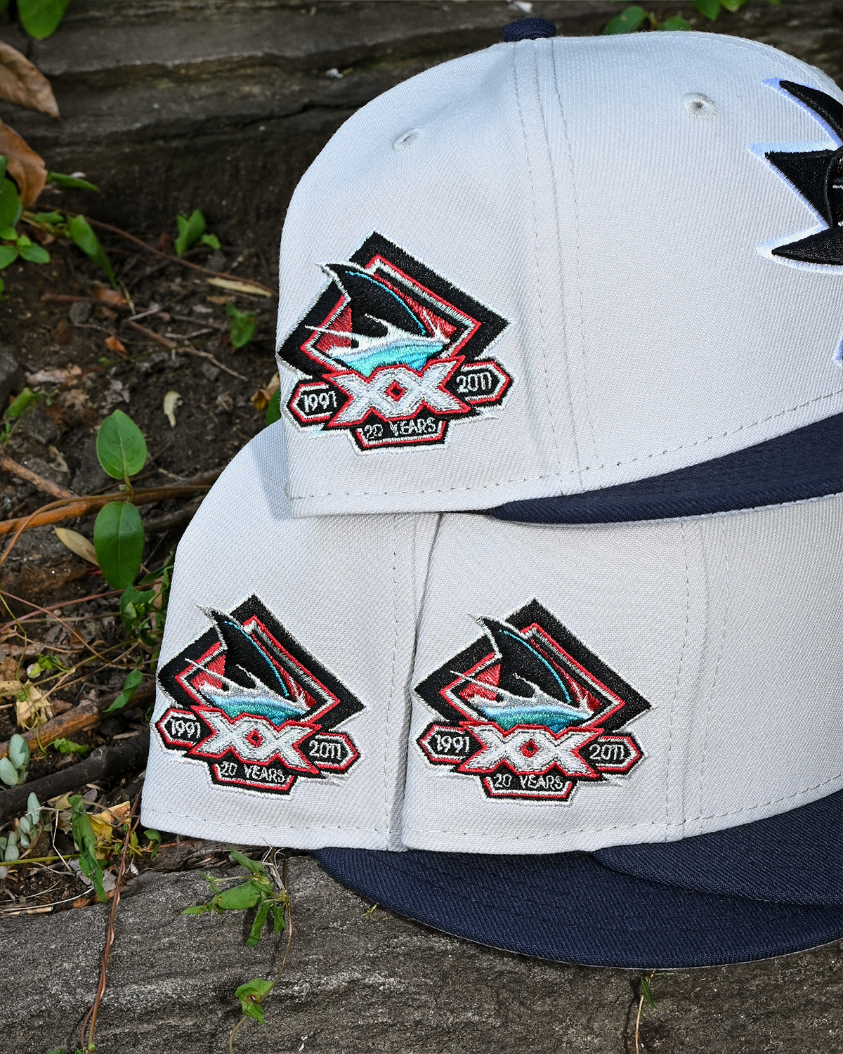 San Jose Sharks 20 Yeas Stone/Navy 59Fifty New Era