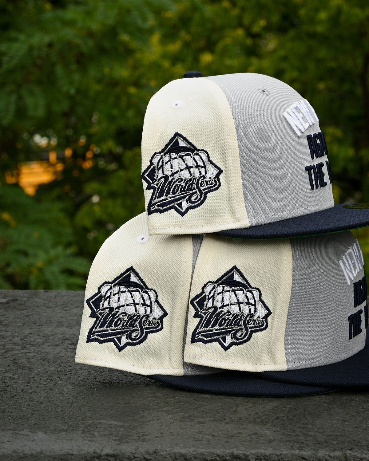 New York Yankees 1999 World Series Against The World Grey/Navy 59Fifty New Era