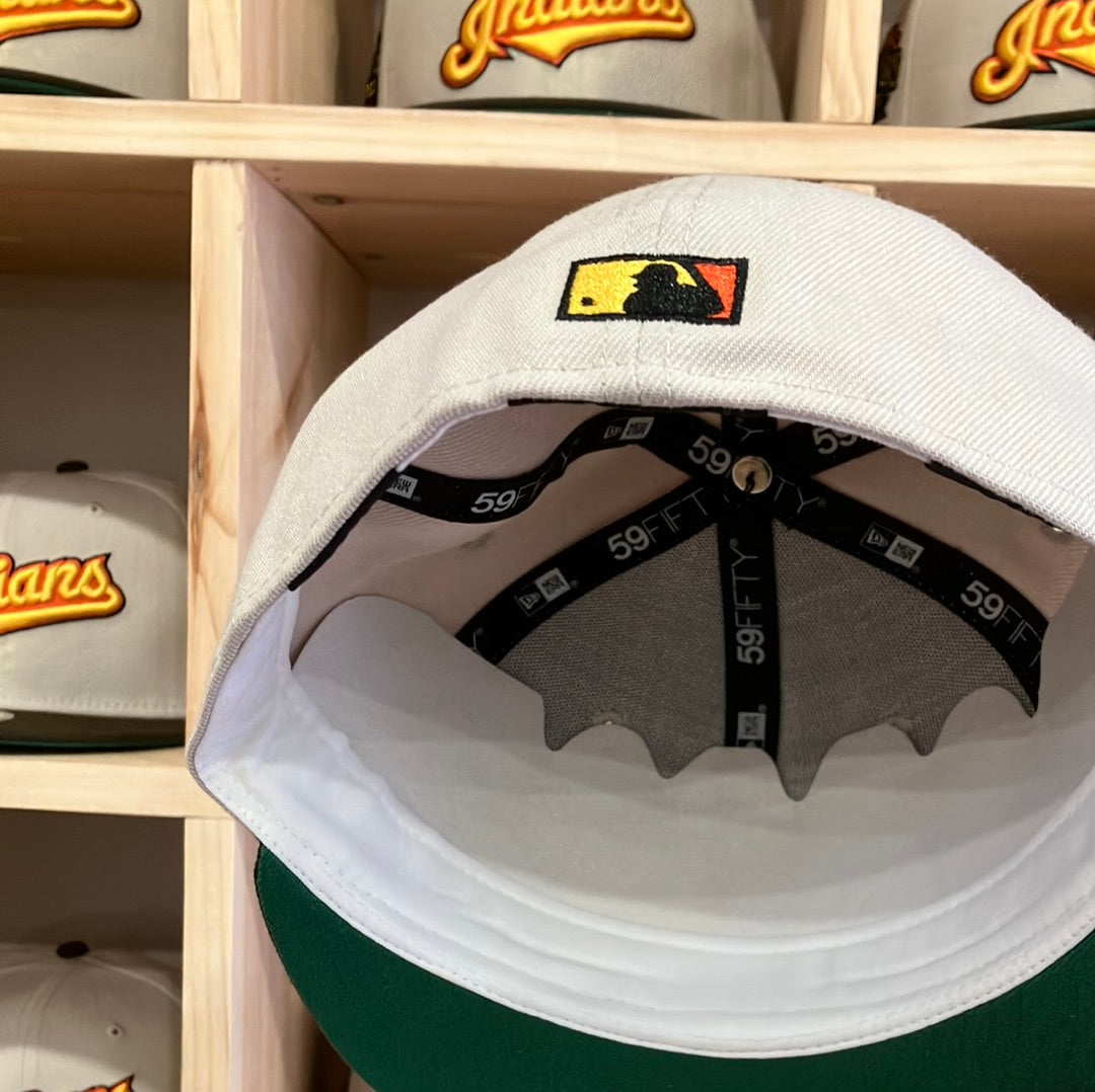 Cleveland Indians Jacobs Field Inaugural Season Stone/Walnut 59Fifty New Era Hat