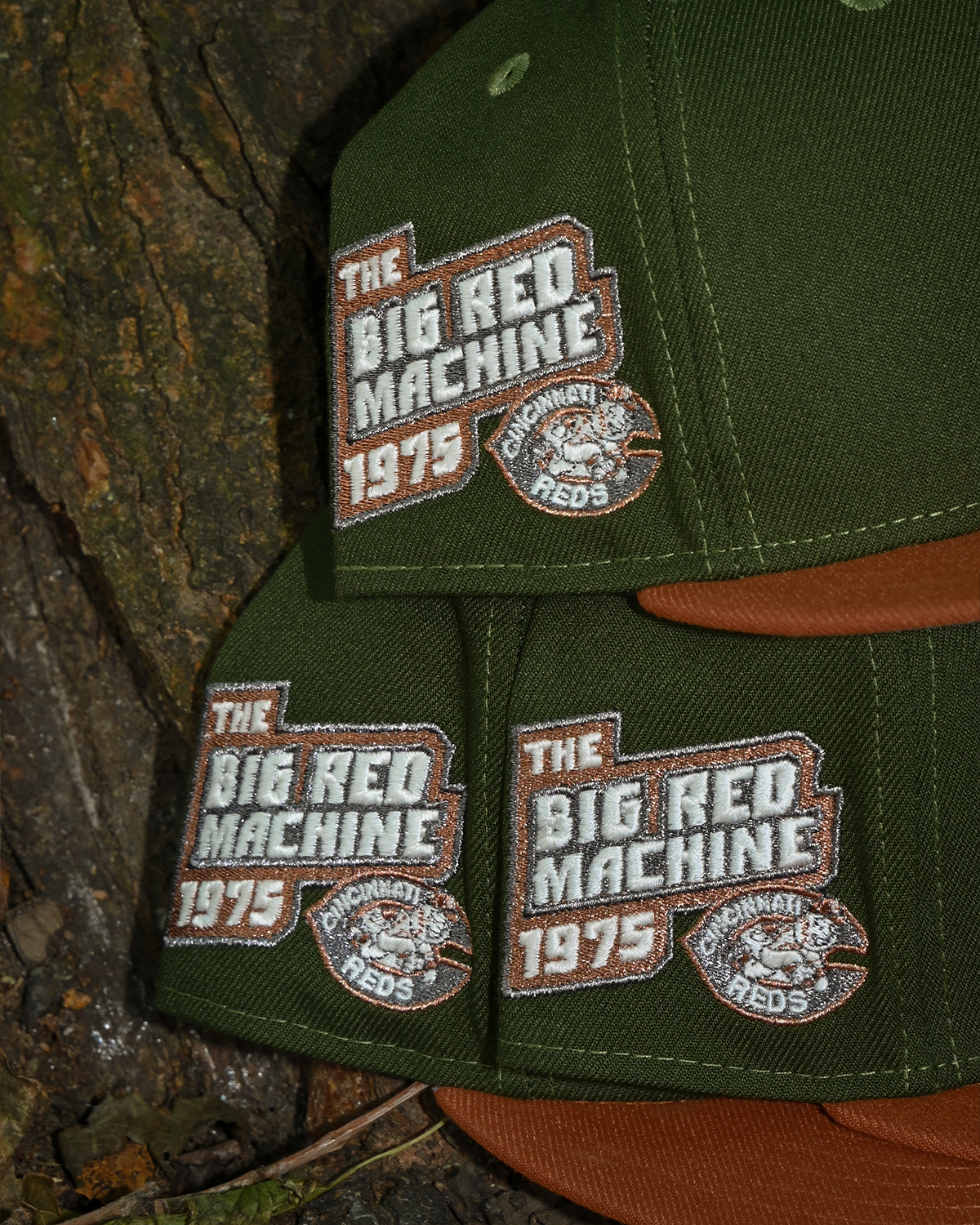 Cincinnati Reds 1975 The Big Red Machine Olive/Rust Orange 59Fifty New Era