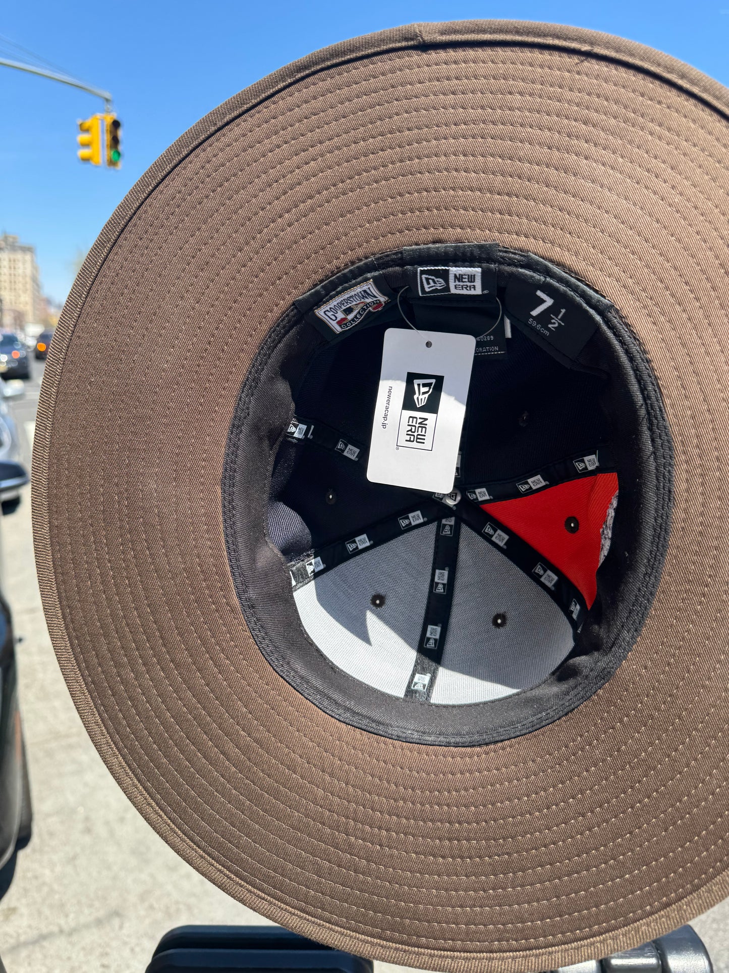 Houston Astros Long Brim Navy/Walnut New Era Japan Fitted Hat