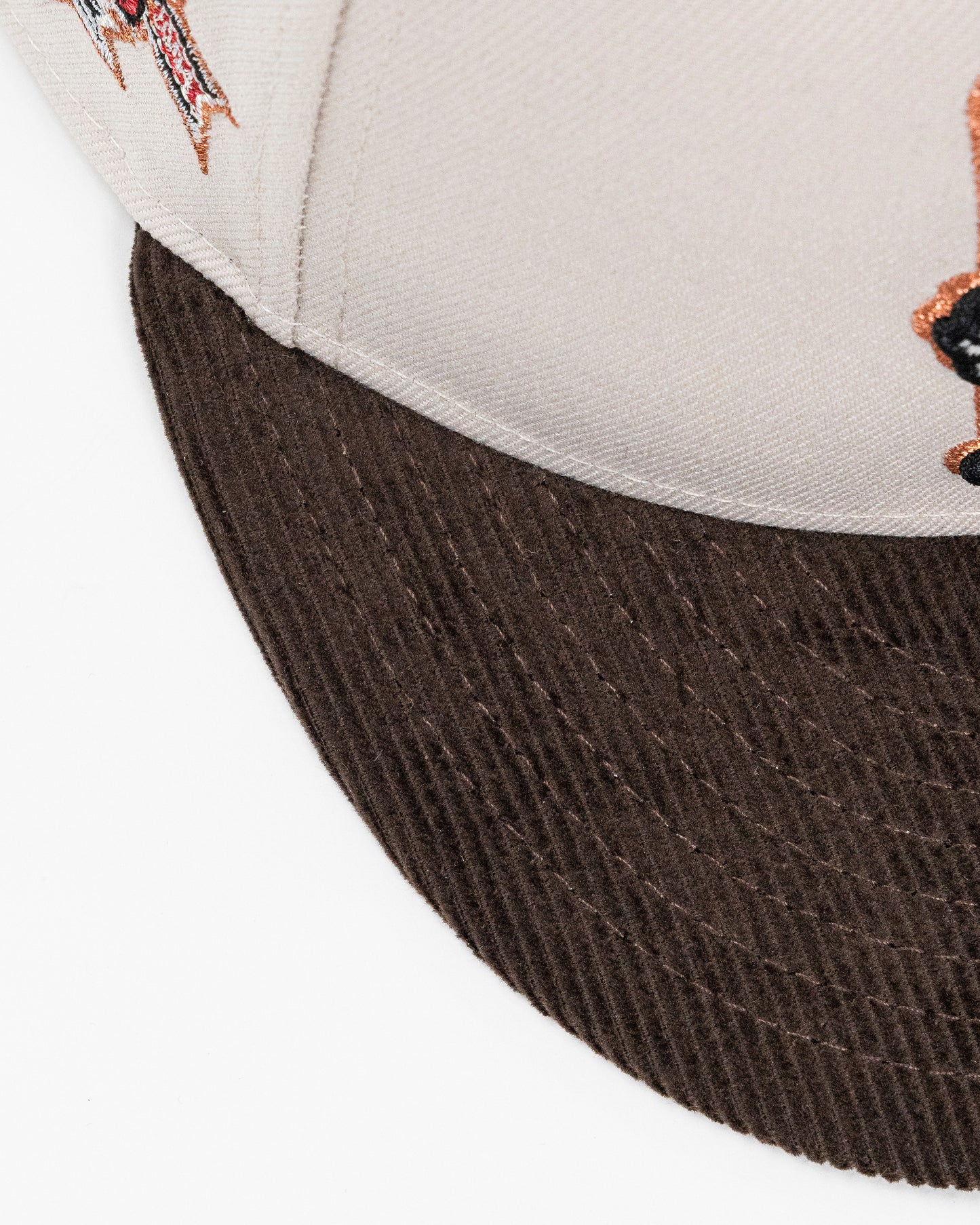 PRE-ORDER! Kinston Indians Jacobs Field Stone/Brown Corduroy 59Fifty New Era