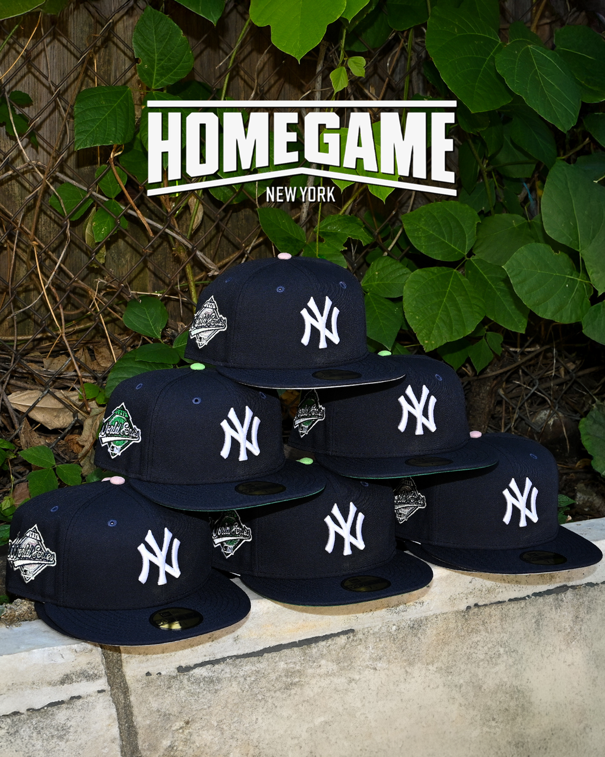 New York Yankees 1996 World Series Navy/Pink 59Fifty New Era