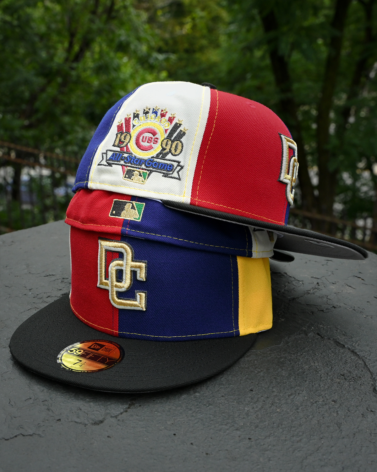 Washington Nationals 1990 All Star Game Scarlet/Royal/Canary 59Fifty New Era