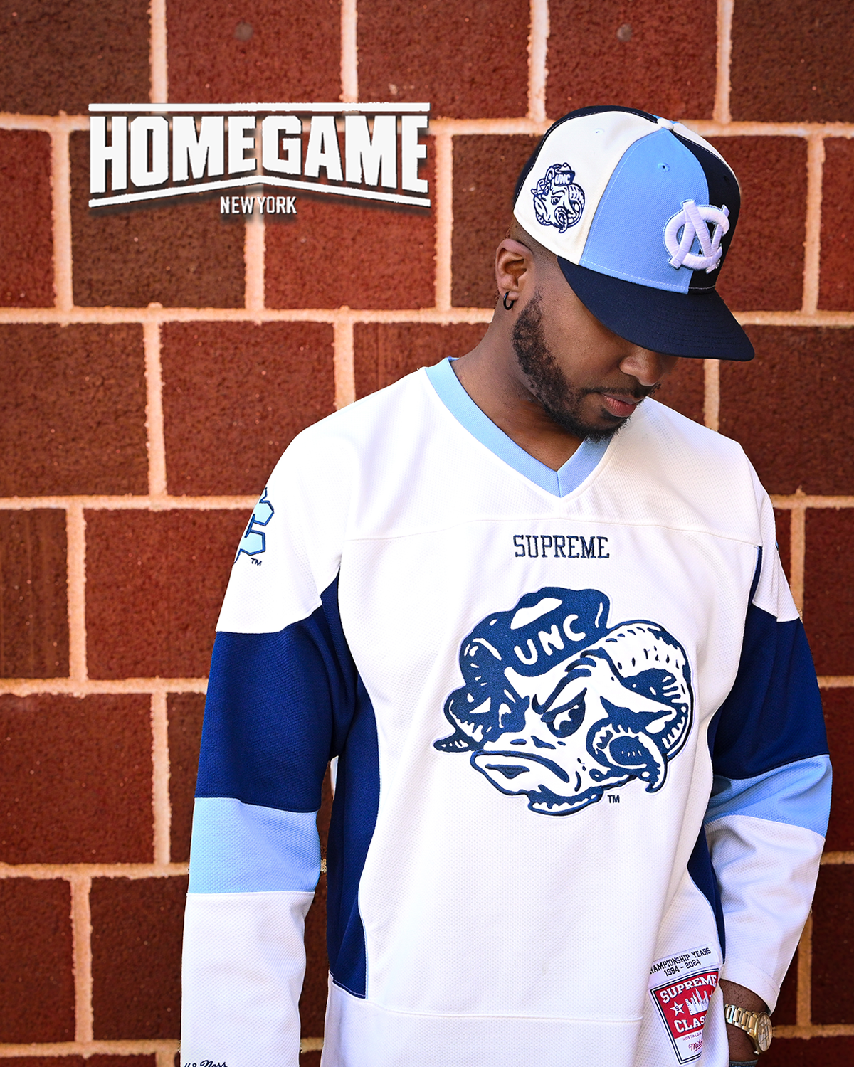 Restock! North Carolina Tar Heels Chrome White/Sky Blue/Navy 59Fifty New Era