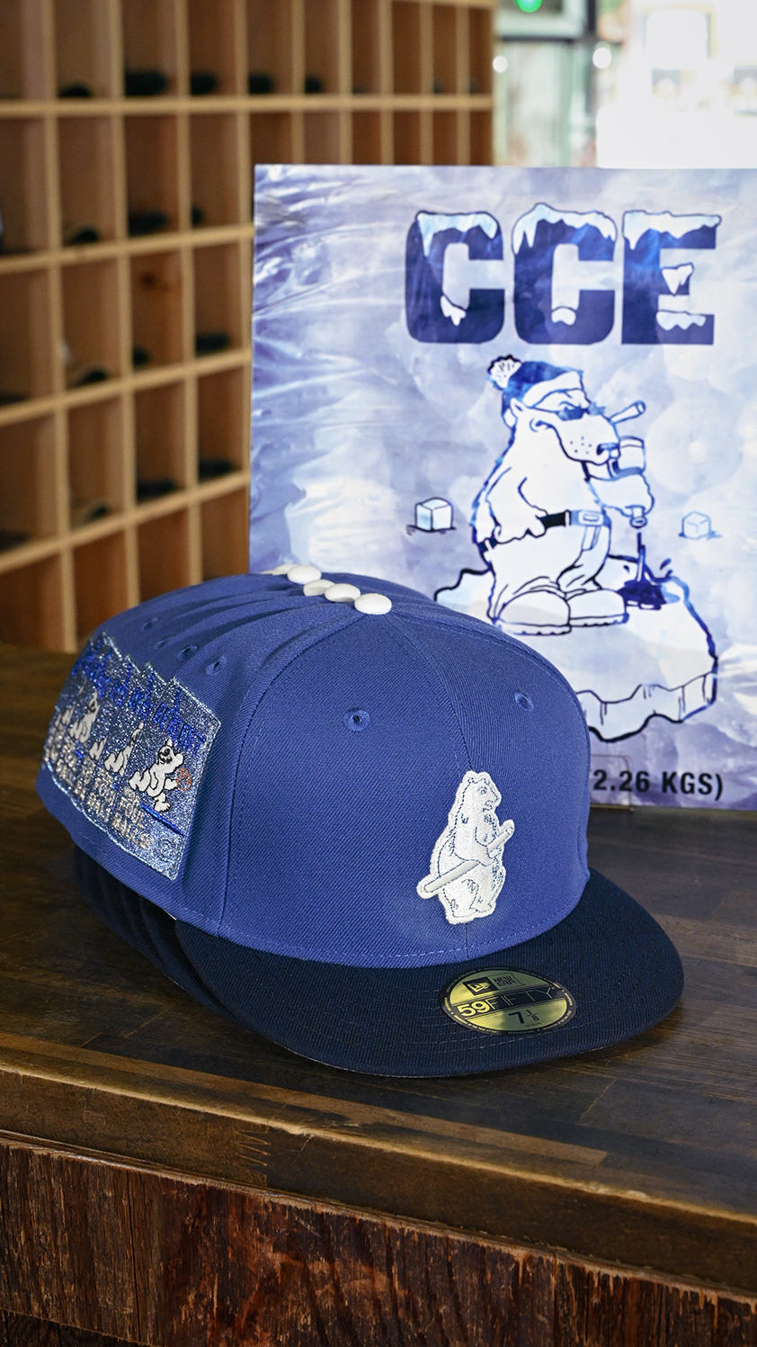 Chicago Cubs Be Alert Foul Balls Seashore Blue/Navy 59Fifty New Era