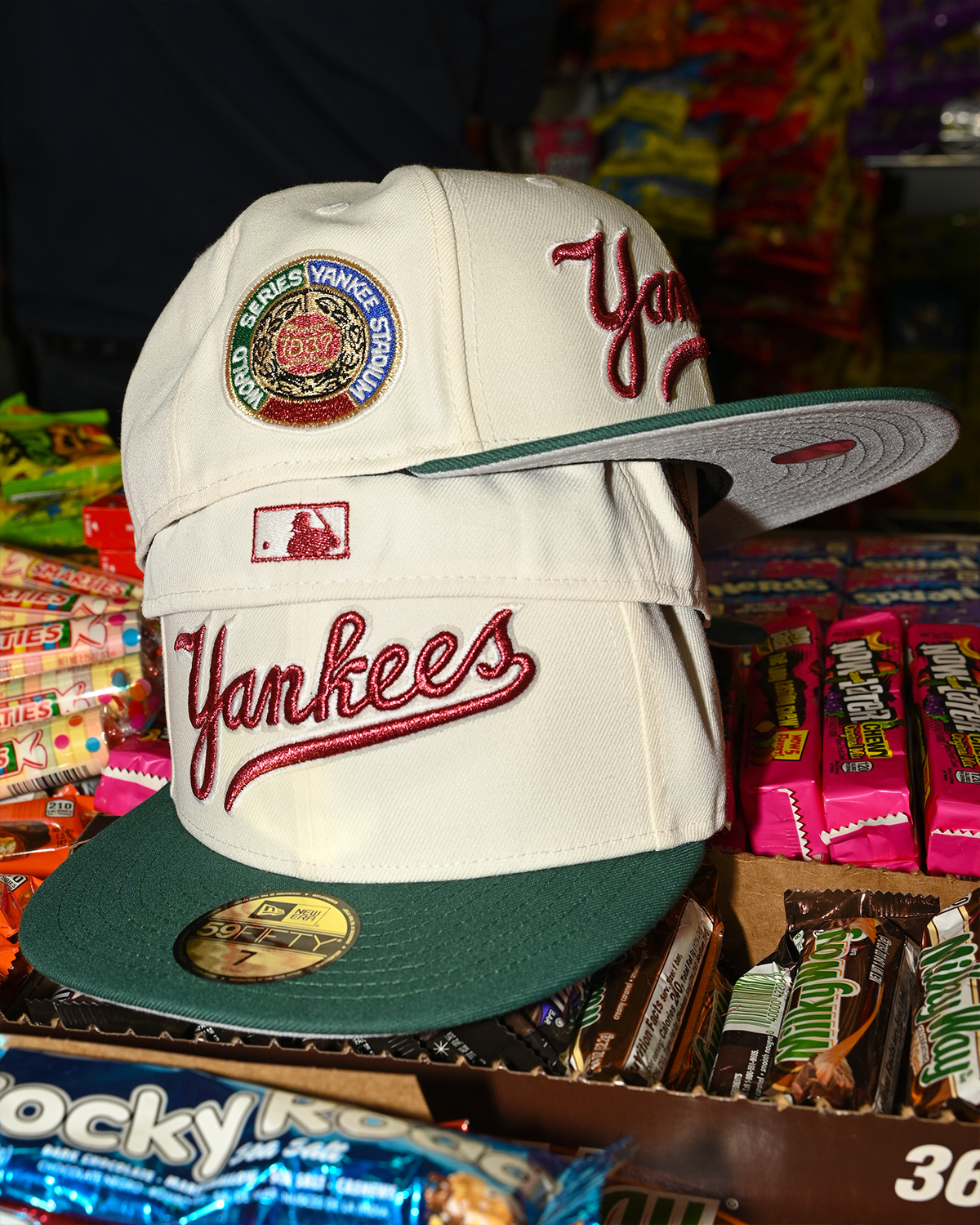 New York Yankees 1937 World Series Yankee Stadium Chrome White/Emerald Green 59Fifty New Era