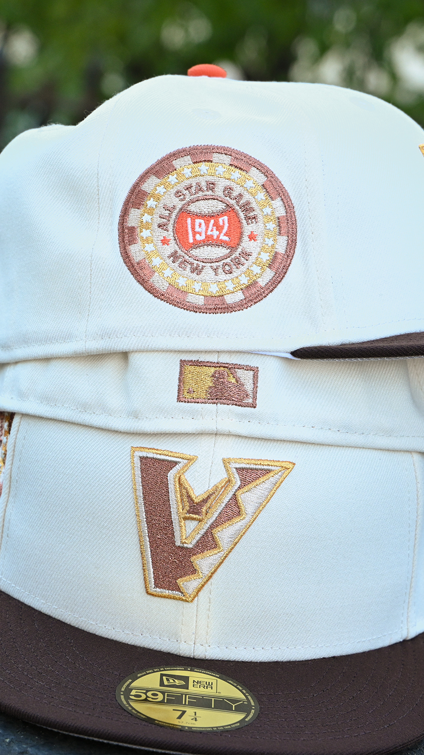 Arizona Diamondbacks 1942 All Star Game Chrome White/Walnut 59Fifty New Era