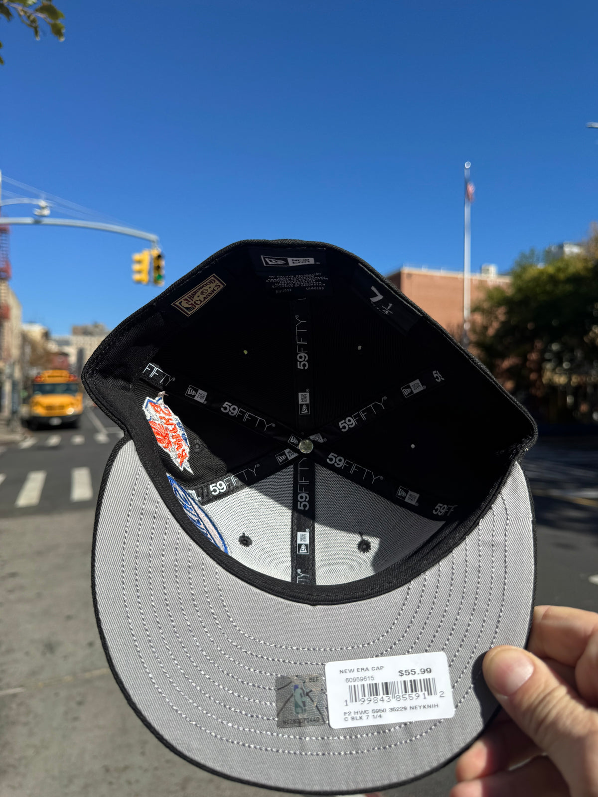 New York Knicks Multi Patch Black 59Fifty New Era