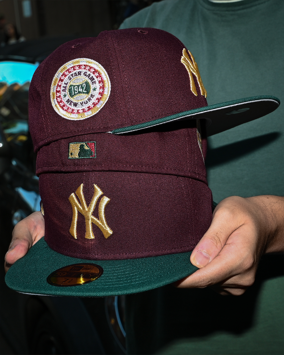 New York Yankees 1942 All Star Game Maroon/Dark Green 59Fifty New Era