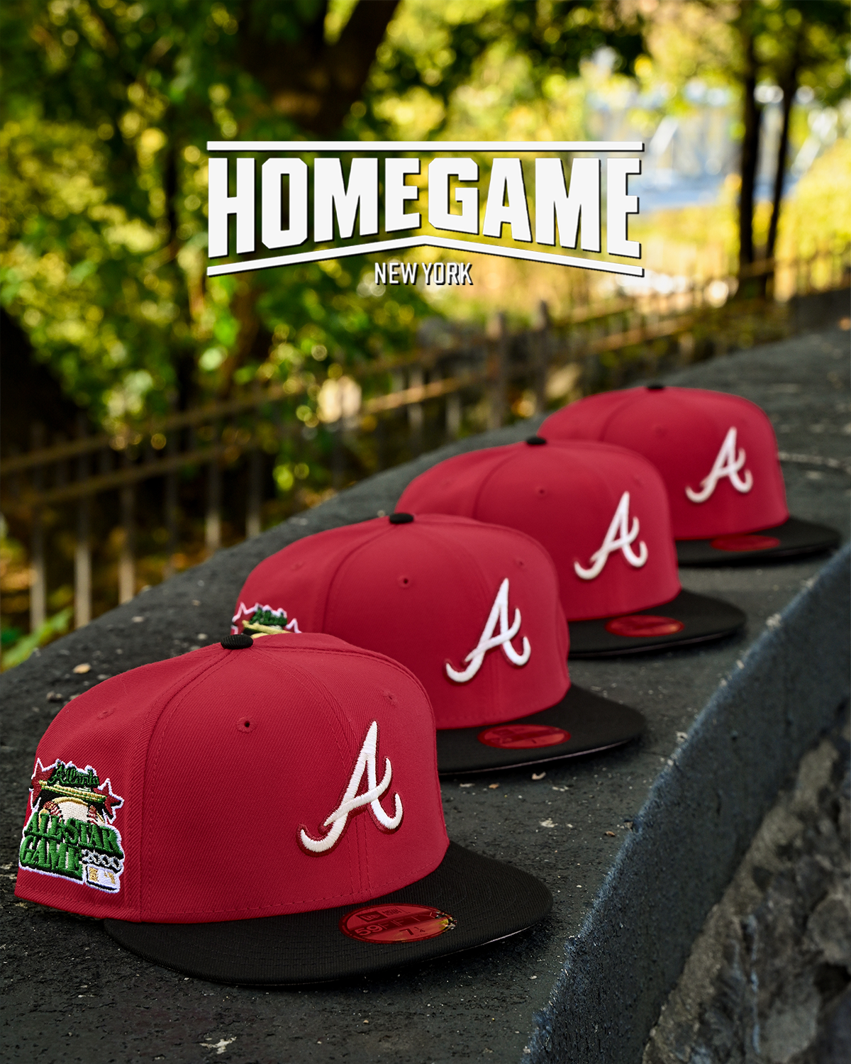 Atlanta Braves 2000 All Star Game Front Door Red/Black 59Fifty New Era
