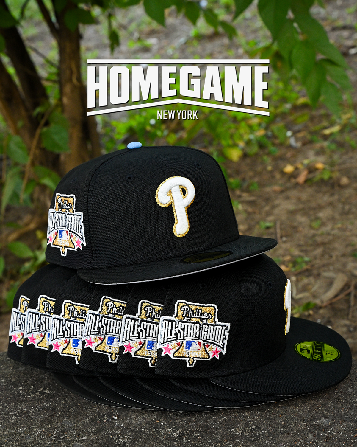 Philadelphia Phillies 1996 All Star Game Black 59Fifty New Era