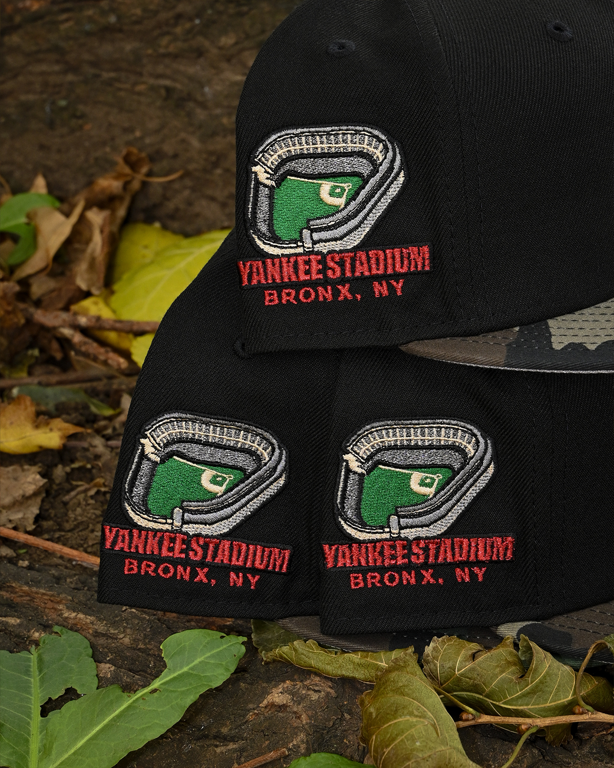 New York Yankees Yankee Stadium Black/Woodland Camo 59Fifty New Era