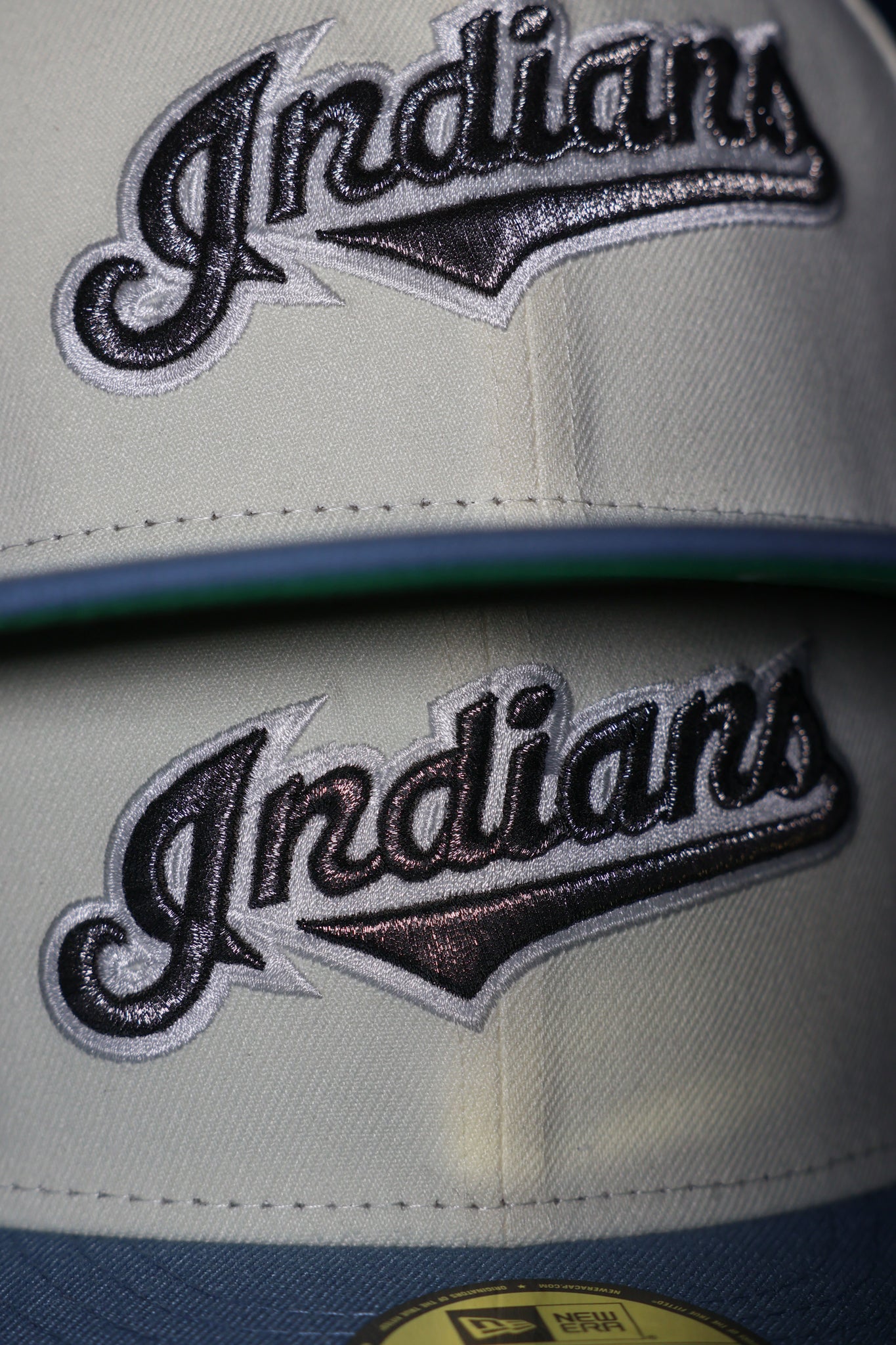 Cleveland Indians Jacobs Field Chrome White/Sky Blue 59Fifty New Era