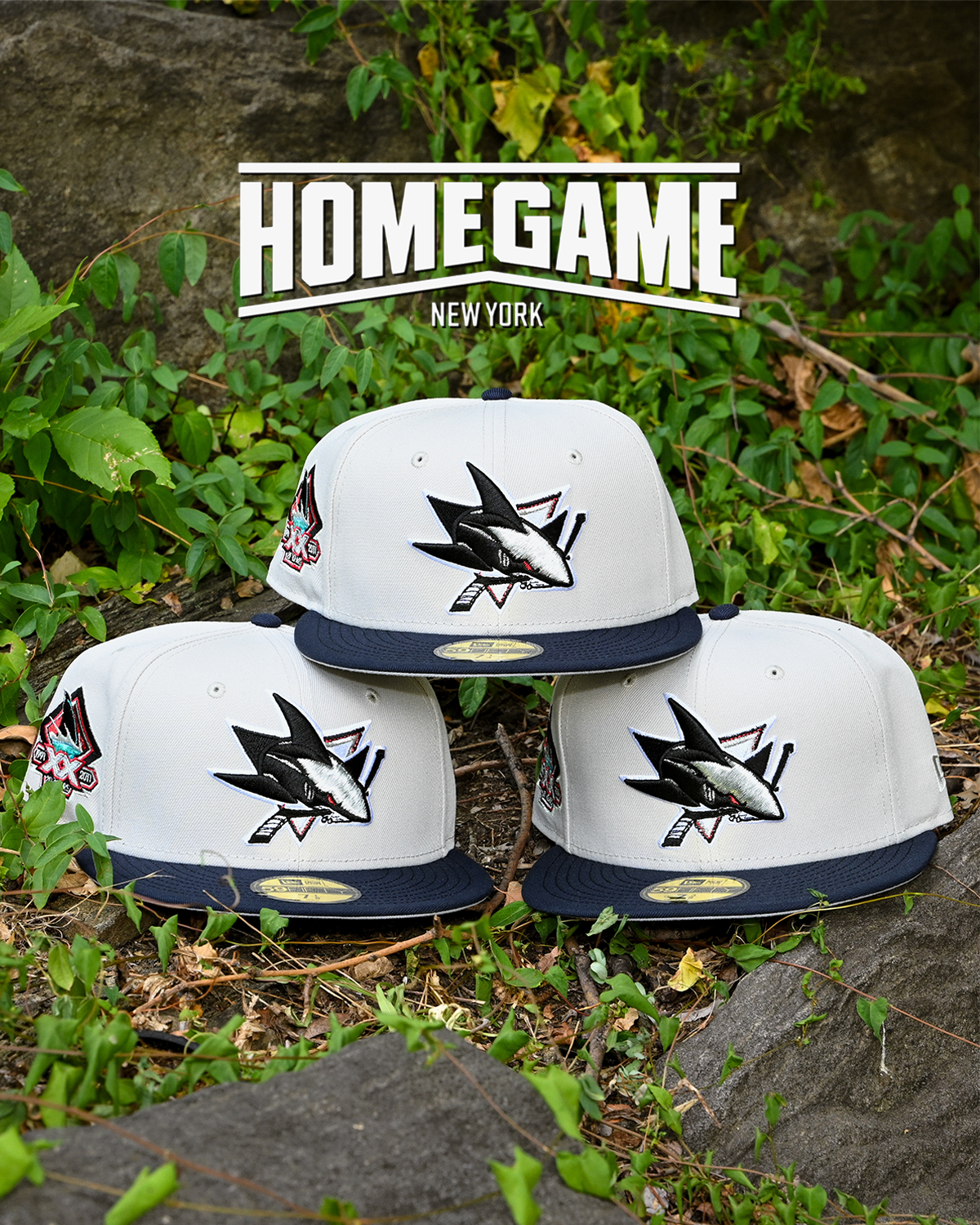 San Jose Sharks 20 Yeas Stone/Navy 59Fifty New Era