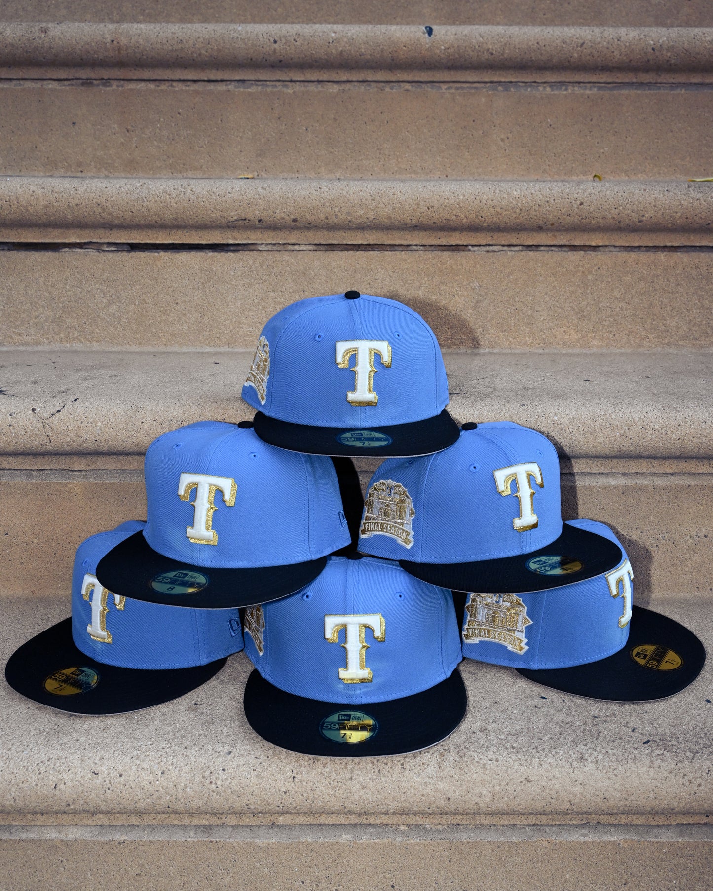 Texas Rangers Final Season Air Force Blue/Black 59Fifty New Era