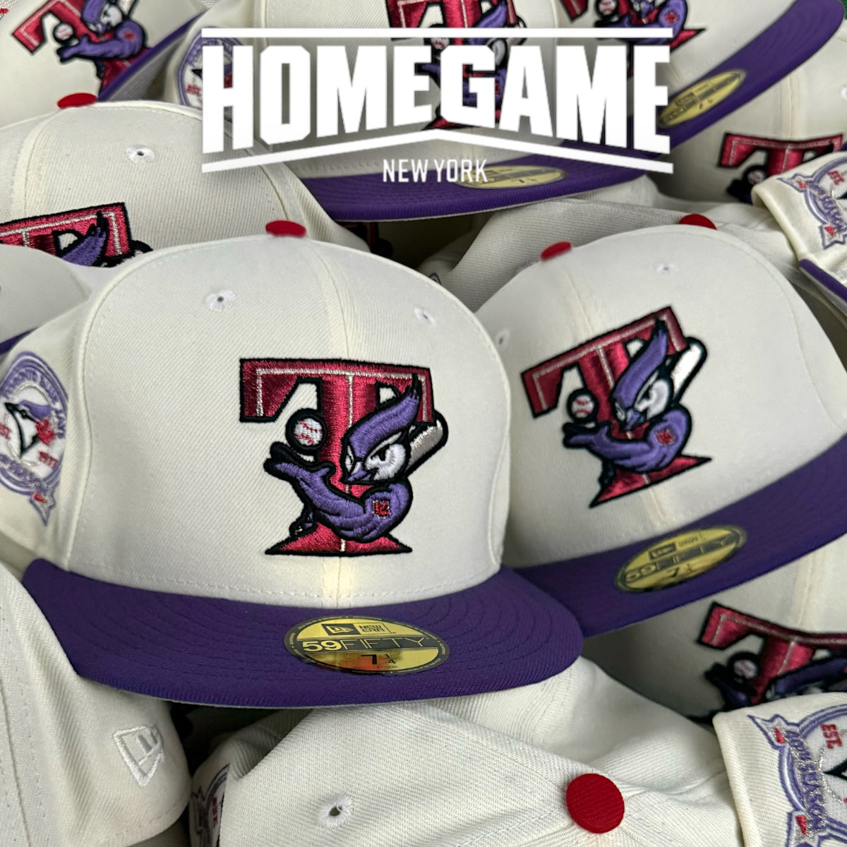 Toronto Blue Jays 40th Season Chrome White/True Purple 59Fifty New Era