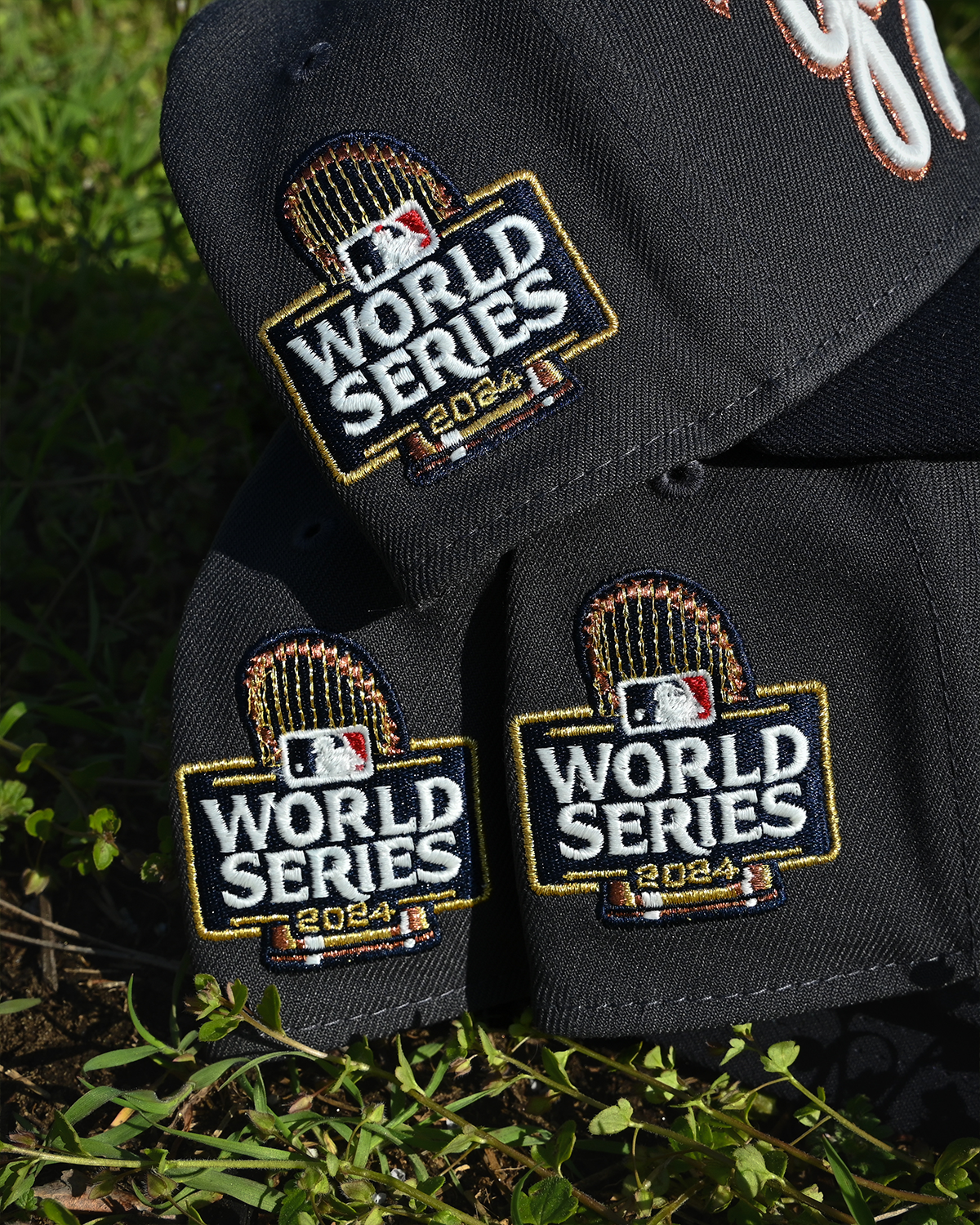 New York Yankees 2024 World Series Dark Pewter/Navy 940 New Era