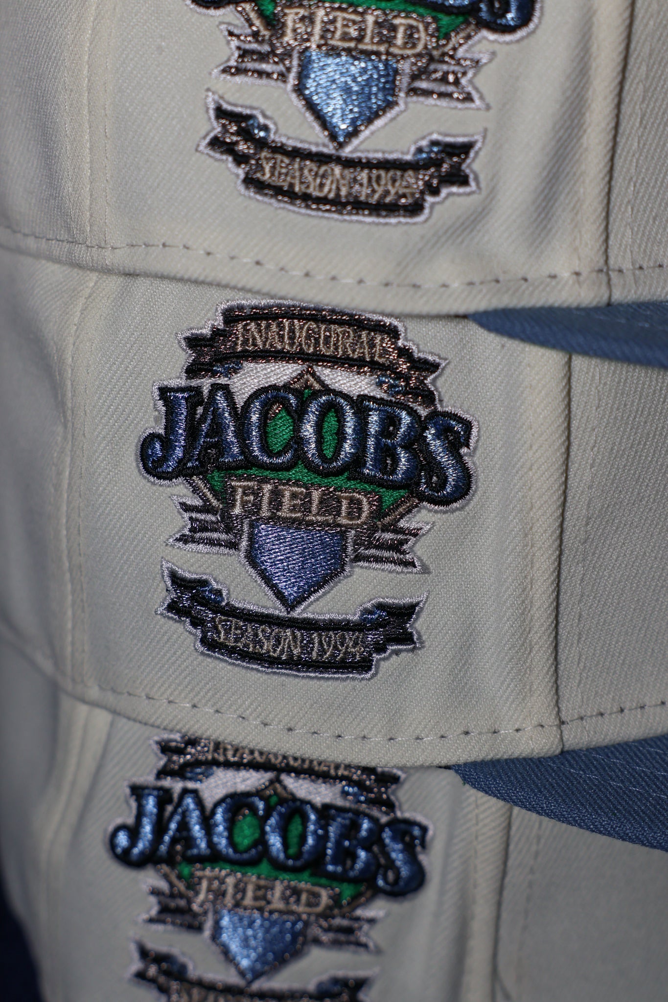 Cleveland Indians Jacobs Field Chrome White/Sky Blue 59Fifty New Era