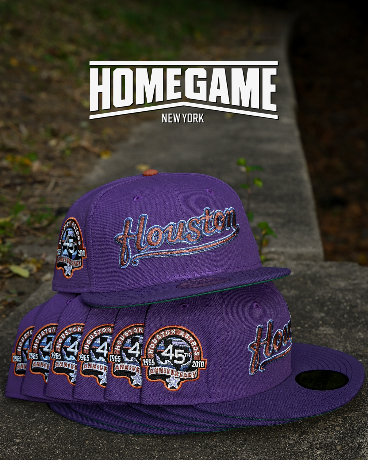 Houston Astros 45th Anniversary Varsity Purple/New Orchid 59Fifty New Era