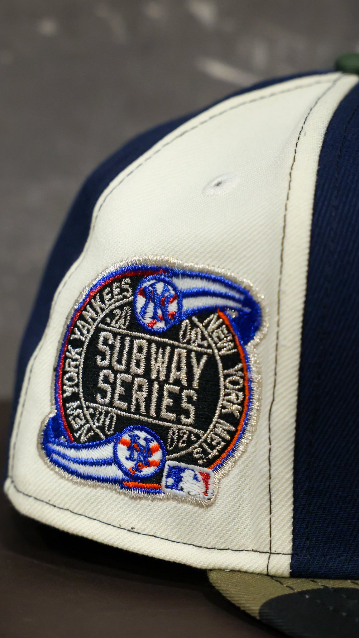 New York Yankees 2000 Subway Series Navy/Chrome White/Woodland Camo 59Fifty New Era