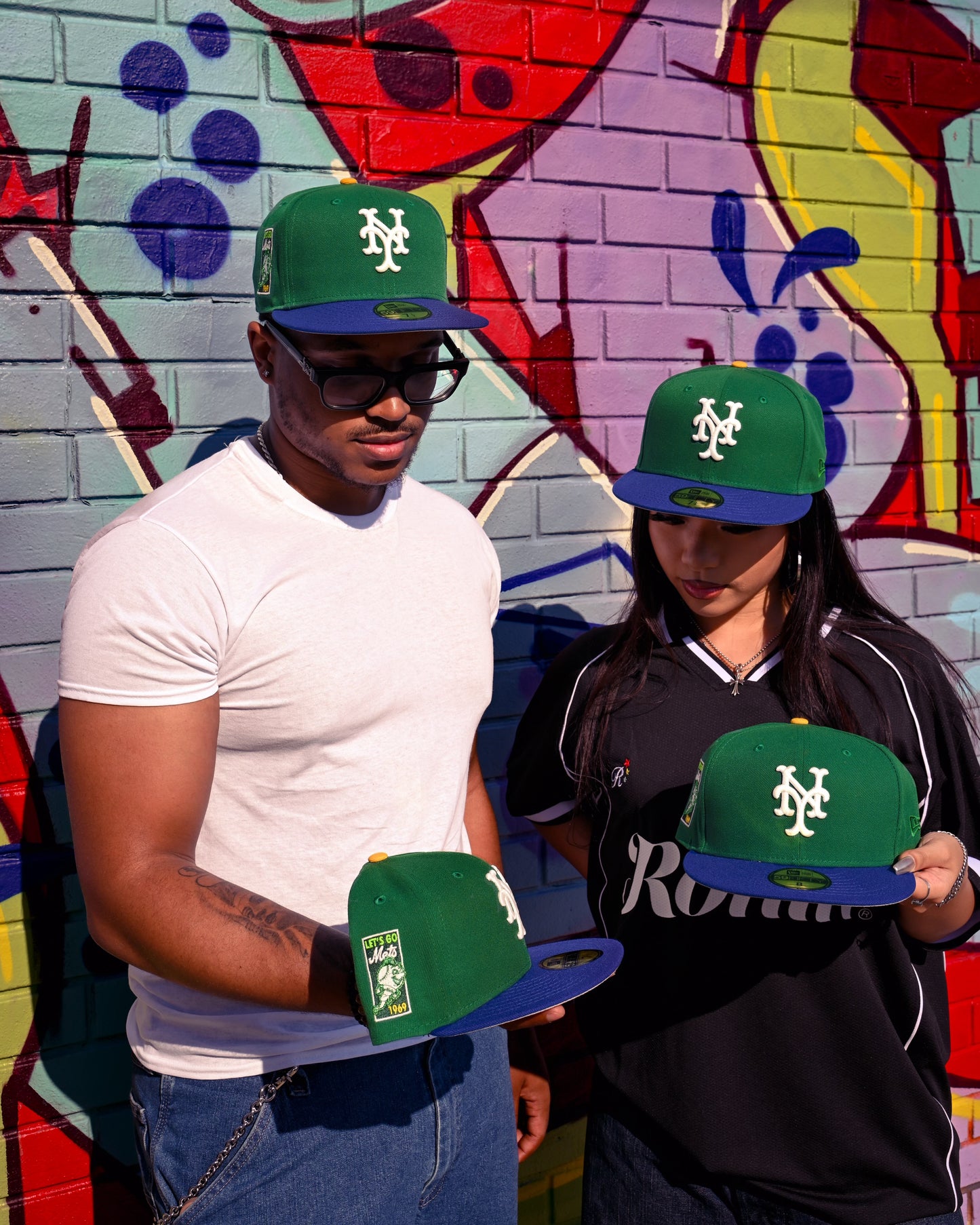 New York Mets Let's go Mets 1969 Kelly Green/Royal 59Fifty New Era