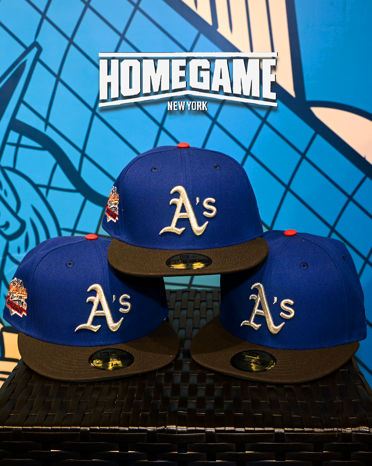 Oakland Athletics 1989 World Series Battle of the Bay Light Royal/Walnut 59Fifty New Era