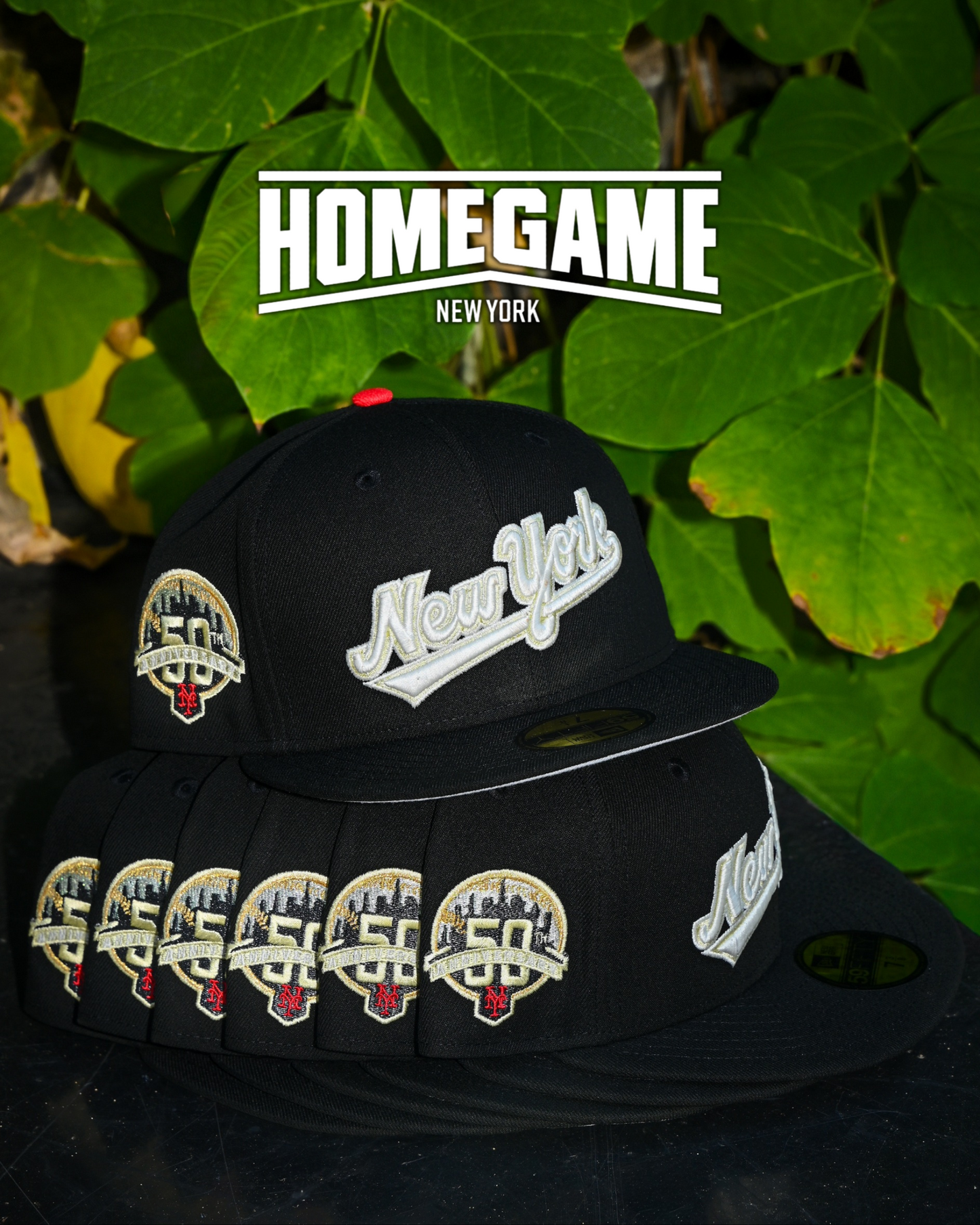 New York Mets 50th Anniversary Black 59Fifty New Era
