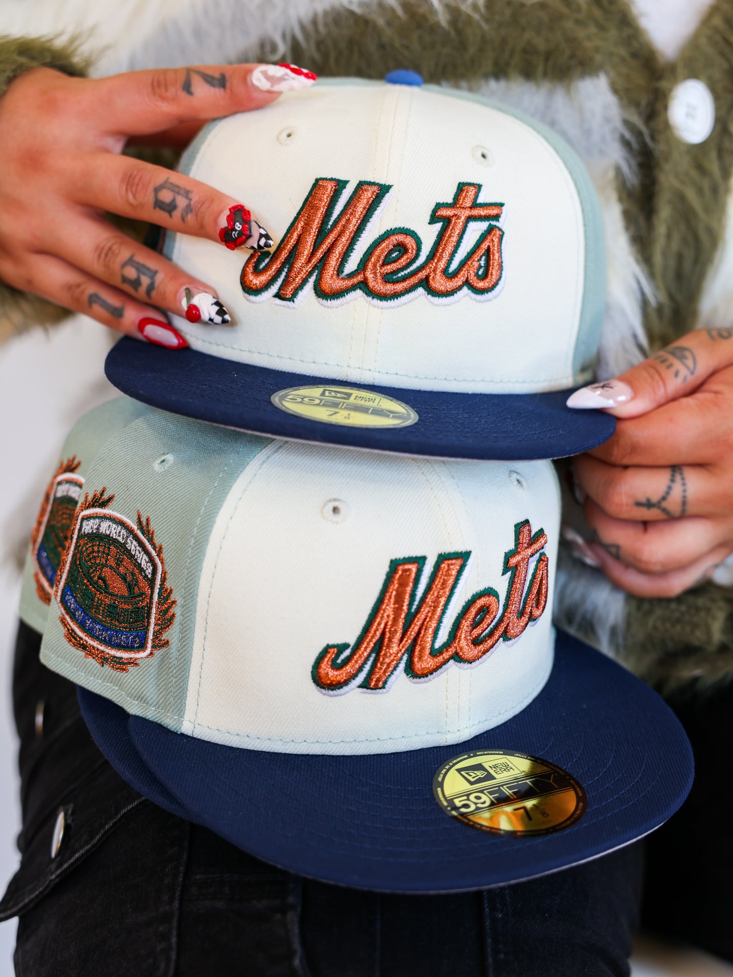 New York Mets 1969 World Series Everest Green/Oceanside Blue 59Fifty New Era